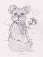 Teddy in love
